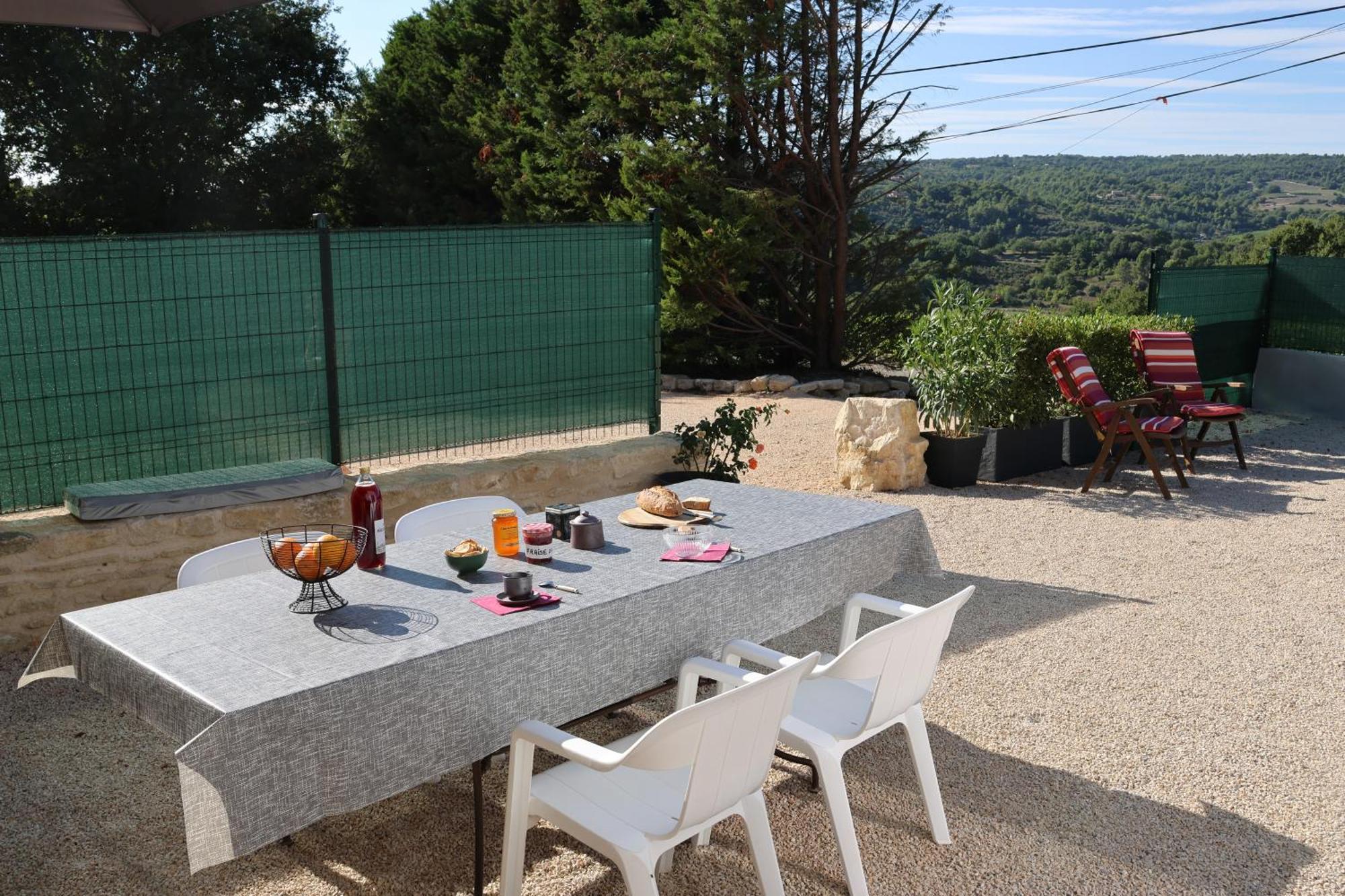 Les Vignes Du Luberon Apartment Saignon Bagian luar foto